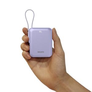 TEMU 바우아토 포켓쉴 가벼운 기내반입 비행기 보조배터리 10000mAh 미니 대용량 보조배터리 휴대용