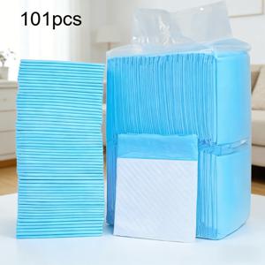 TEMU 101개, 흡수성 일회용 강아지 배변 훈련 패드 - 소형동물, 강아지, 고양이, 개용 누수 방지 펫 오줌 받개, 래브라도 견종, 침실, 케이지 훈련, 훈련용, 위생 솔루션 및 누수 방지 디자인에 이상적