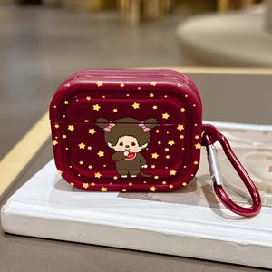 TEMU 애플 에어팟 1/2/3/4/프로/프로 2호 호환 케이스 - 귀여운 걸 인형 TPU 커버, 스크래치 방지 충격 흡수, 미끄럼 방지 그립 & 버클 스트랩, 내구성 있는 보호 커버 (에어팟 액세서리용)