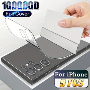 TEMU 삼성 갤럭시 S26 울트라, S25, S24, S23, S22, S21, S20 울트라/플러스/FE, S25 엣지, 노트 20 울트라, 10 플러스용 후면 하이드로겔 필름 화면 보호 필름 5개 세트 휴대폰 액세서리