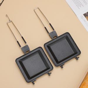 TEMU 접이식 일본식 다용도 샌드위치 팬, 논스틱 양면 프라이팬, 가정용 아침 오믈렛 팬, 와플 팬