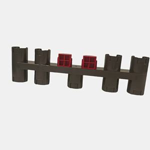 TEMU 벽걸이형 공간 절약형 진공 청소기 헤드 홀더 – 설치 용이, 내구성 좋은 플라스틱 보관 상자, 편리한 보관을 위한 실용적인 후크, 다용도 후크