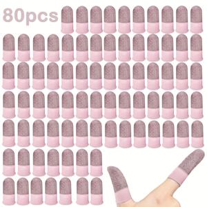 TEMU 20/40/60/80개 게임 핑거 코트, 모바일 게임용 핑거 코트, 통기성 게임 핸들, 터치 스크린 게임 엄지 장갑