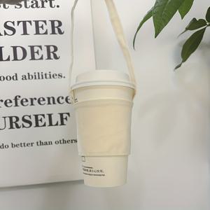 TEMU 맞춤형 사진 및 텍스트 플레인 컵 슬리브, 밀크티 핸드헬드 음료 가방, 버블티 가방, 캔버스 토트백, 일상 출퇴근, 야외 여행, 스포츠, 직장인, 학생, 시니어, 다양한 휴일 파티, 선물용, 개인화된 사진 및 텍스트로 맞춤 제작 가능