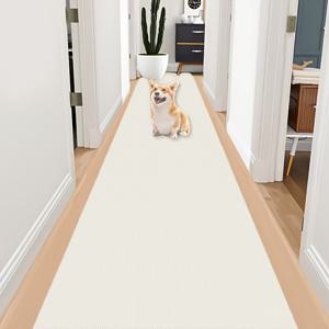 TEMU 접착식 미끄럼 방지 롱 러너 러그 매트, 다양한 사이즈, 색상, 용도, DIY 복도, 기념식, 전시회 개막식, 무대 바닥 매트. 세탁실/출입구/주방/계단에 적합. 크리스마스, 할로윈 러그. 단색, 간편한 세척, 기계 제작. 고양이 스크래칭 패드