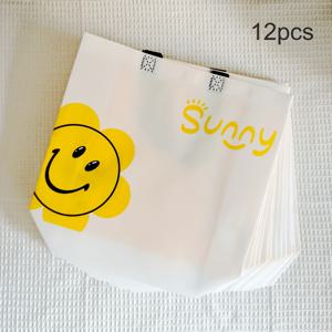 TEMU 그녀/남자를 위한 선물 12개 Sunshine Charm 부직포 토트백, 재사용 가능한 쇼핑 파우치 및 선물 가방, 생일 파티 선물 가방, 파티 답례품 용품으로 완벽