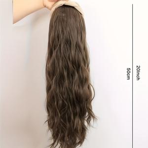 TEMU 헤어밴드 가발, 탈부착 가능한 헤어밴드 가발 패션 가발 액세서리, 반 헤어밴드 가발