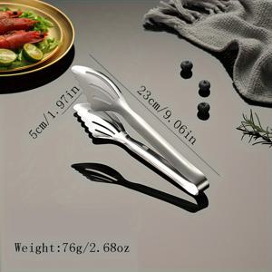TEMU 1개 스테인리스 스틸 나비 클램프 다기능 플라이어 셀프 서비스 플라이어 과일 플라이어 음식 집게 스틸 플라이어 스테인리스 스틸 그릴 플라이어 음식 핀셋 디저트 플라이어 그릴 소고기 플라이어 요리 핀셋 바비큐 와플 빵