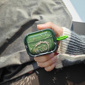 TEMU 트렌디하고 미니멀한 스티커 디자인, 엉뚱하고 유머러스한 낙서가 특징이며, 전체 보호를 제공하는 프레임과 반투명한 색상과 링 오픈 기능이 있습니다. Airpods 1/2/3/Pro/Pro2 케이스에 적합합니다.