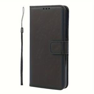 TEMU PU 합성 가죽 고급스러운 플립 휴대폰 케이스 - 여러 개의 카드 슬롯, 스트랩, 정밀한 컷아웃 - 삼성 갤럭시 A53 A73 A14 A24 A34 A54 A15 A05 A05s 호환