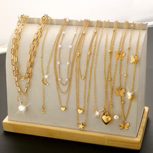 TEMU 12pcs 패셔너블 우아한 스타일 인조 라인스톤 하트 나비 별 달 펜던트 목걸이 세트 여성용, 멀티 레이어 클라비클 체인, 휴가, 파티, 데이트, 일상 착용, 크리스마스, 발렌타인데이, 새해, 어머니날 선물, 휴일 선물,레이어드 체인,빈티지 매력,가벼운 목걸이,여성용 목걸이,선물 구매자,보호 스타일 애호가