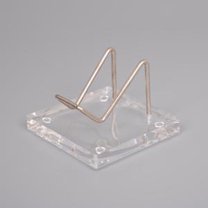 TEMU 메탈 베이스가 있는 아크릴 미네랄 디스플레이 스탠드 1개 - , 마노, 화석 및 휴대폰을 위한 우아한 돌 홀더 - 완벽한 크리스마스 선물 또는 홈 데코용, 암석 디스플레이 케이스