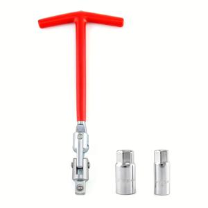 TEMU 스파크 플러그 소켓 렌치, T형 핸들 범용 스파크 플러그 렌치 16mm (5/8