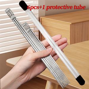 TEMU 6개입 (100mm 3개 + 150mm 3개) 또는 6개입 (100mm) 또는 6개입 (150mm) 초장 바늘, 가정용 대형 바스팅 바늘, 손바느질, 공예 자수 및 뜨개질에 적합