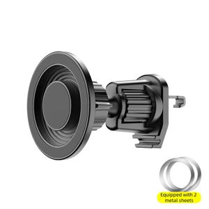 TEMU 강력한 자석 흡착, 360° 조절 가능 디자인, 안전 신호 알림 기능이 있는 차량용 에어 벤트 휴대폰 거치대 - 아이폰, 화웨이, 샤오미, 레드미, 인피니크 호환 - 핸즈프리 운전을 위한 안전한 휴대폰 거치