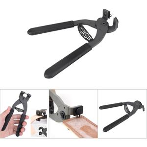 TEMU 4mm 4날 무음 가죽 펀칭 도구, 가죽 무음 플라이어, 무음 벨트 다이아몬드형 클램프, 휴대용 탄소강 무음 플라이어, 벨트, 지갑, 안장, 천, 가죽 스트랩에 적합, 가정 수공예용 가죽 펀칭 도구