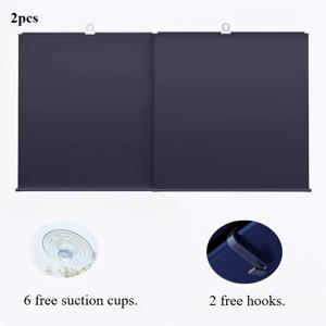 TEMU 2개 자동차 선셰이드 커튼, 여름 열차단 및 자외선 차단용 실내 창문 그늘막