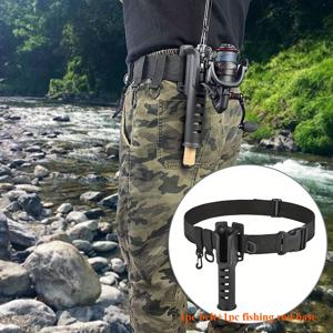 TEMU 휴대용 낚싯대 벨트 및 홀더 - 낚시 장비 관리를 위한 핸즈프리 낚싯대 지지대, 워딩, 서핑 및 해안 낚시에 적합 - 낚시꾼 필수 장비