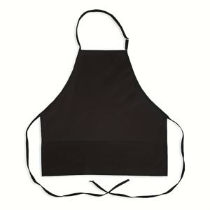 TEMU 누구나 사용할 수 있는 검정색 앞치마. 주방 및 식사 공간에서 사용하기에 적합한 조절 가능한 스트랩과 3개의 포켓이 특징입니다.