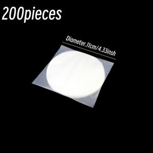 TEMU 200장/11cm 논스틱 베이킹 페이퍼, 방지용지, 기름방지 종이, 주방 레스토랑용, 햄버거 비프, 미트로프, 핸드파이, 냉동제품, 베이크 트레이 라이닝, 푸드 패드