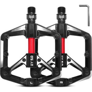 TEMU 자전거 페달 MTB 페달 반사대 포함 9/16인치 3개 밀폐 베어링 자전거 페달 알루미늄 미끄럼 방지 플랫폼 페달 산악 자전거, BMX, E-자전거, 로드 자전거용