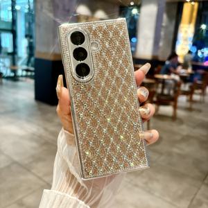 TEMU 휴대폰 케이스 - 라이트 럭셔리 플래시 풀 좌우 접이식 휴대폰 케이스, Z Fold 3/4/5/6/7 고급 럭셔리 풀 보호 커버에 적합