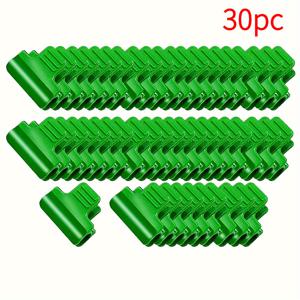 TEMU 30개입 온실 고정 클립, 5mm 원형 프레임에 적합, PP 재질, 안전 그늘막 네트 폴 클립, 효과적인 온실 보호를 위한 필수 원예 도구, 정원 구조 추가 | 기능성 정원 클립 | 안전한 필름 고정