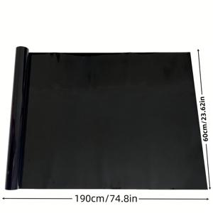 TEMU 1.8-74.8인치의 검은색 배경 아쿠아리움 벽지, 물고기 탱크 유리 용기 정적 배경 스티커, 장식용 추가