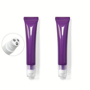 TEMU 호스 포함 삼중볼 디스펜서 병 2개, 아이크림, 로션, 젤, 헤어 세럼용 휴대용 화장품 마사지 빈 튜브