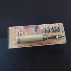 TEMU 수동 카바이드 로터리 펀치 도구 - 헤비듀티 정밀 펀처, 교체 가능한 팁, 기존 베이스 호환, 시계 제작, 가죽 공예, 벨트, 가방, 공예용 - 인체공학적 그립 & 금속용 카바이드 팁, 전문가용 DIY 도구