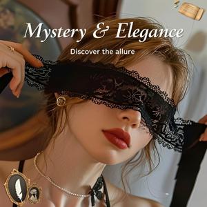 TEMU 4개 세트 레이스 블라인드폴드, 투명 눈가리개 마스크, 마스크레이드 커플 파티 마스크, 로맨틱, DIY 액세서리, 발렌타인데이, 휴일 파티, 크리스마스에 적합