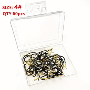 TEMU 60개 텅스텐 스틸 블랙 골든 고스트 이빨 낚시 바늘 대량 이빨 낚시 바늘 벤트 뱅스 뱅스 뉴 칸토 바브리스 낚시 Crucian Carp 낚시