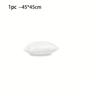 TEMU 1/2/4/6개 화이트 브러시드 베개 인서트 - 지퍼 클로저, 푹신한 사각 베개 충전재, 침대 및 소파 장식용 베개 코어, 호텔 베개 인서트로도 적합, 다양한 사이즈, 한 사이즈 크게 구매 추천