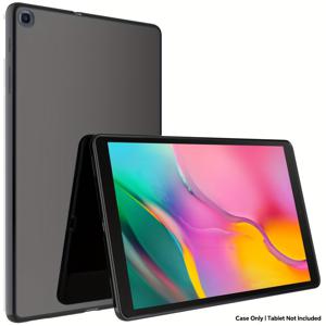 TEMU 삼성 갤럭시 탭 A 태블릿 SM-T510 SM-T515 SM-T517 2019 에디션용 케이스, [경량+보호] 진동 방지 소프트 초슬림 보호 커버, 블랙 태블릿 보호 액세서리, 무광 표면, 패셔너블한 디자인, 경량 케이스, 진동 방지 케이스, 모바일 기기 소유자