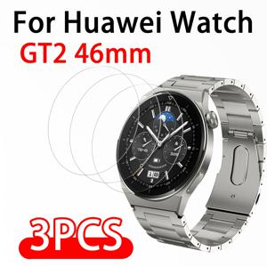 TEMU 3개 Huawei Watch GT2 46mm 스크린 보호 필름, 고화질 강화 유리, 초박형 및 투명, 9H 경도로 스크래치 방지