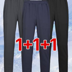 TEMU (1+1+1)( 3장세트! ) 남성 춘추 러닝/헬스/액티브 스포츠웨어 편안한 트레이닝 밴딩 팬츠 거침없이(KP4QP2LP016M)