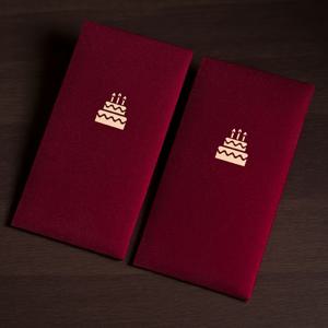 TEMU 12개입, 골든, 밝은 레드, , 3가지 색상 선택 가능, 업그레이드 소재, 글리터 소재 머니 파우치, 견고한 빨간 봉투, 우아함, 생일, 케이크, 패턴, 디자인, 고품질, 봉투 | 셀프 씰링 마감, 무광 종이 소재