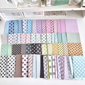 TEMU 황산산지로 제작된 64색 컬러 블록 도트 원형 스티커 메모 세트. 반투명한 내부 페이지로 앨범, 개인 다이어리, 여행 다이어리 공예 프로젝트에 적합합니다.