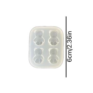 TEMU 레진 캐스팅용 실리콘 몰드, 레진 키체인 및 기타 레진 몰드용 부가제 포함