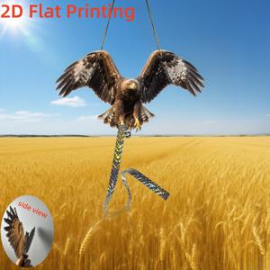 TEMU 독수리 모양 새 퇴치기(종 및 반사 스트립 포함) - 까마귀 전용, 무해한 야외용 새 퇴치 장치, 정원, 농장, 발코니, 창턱에 적합 - 독수리 모양 디자인 새 퇴치기