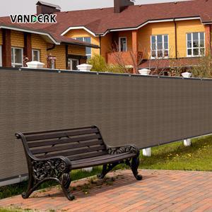 TEMU 헤비 듀티 사생활 보호 울타리 스크린, UV 저항 정원 사생활 보호 스크린, 실외 벽/정원/뒷마당/파티오/포치/아파트 발코니에 적합, 커피 브라운, 단품 판매