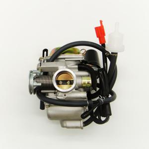 TEMU 스쿠터 및 고카트용 고효율 125CC 카부레터 PD24J - 알루미늄 합금, 4행정 엔진, 연료 필터 및 탄소 먼지 트랩 포함, 하위트 125CC 모델 호환, 스쿠터 엔진 부품 | 컴팩트 카부레터 디자인 | 알루미늄 합금 카부레터