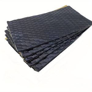 TEMU 5개 25X10Cm 부틸 고무 차량 방음 매트 2mm 소음 방열 방음 차량 후드 도어 트렁크용 방음 매트