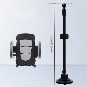 TEMU 에어벤트 대시보드 휴대폰 홀더 - 확장형 긴 암 & 360° 회전, 모든 스마트폰 충전 가능, 내구성 플라스틱 마운트, 핸즈프리 내비게이션 & 영상통화, 비접촉형