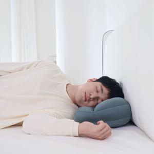 TEMU 모사슈 무중력 베개 깊은잠베개 경추베개 + 커버 + 세탁망 세트 깊은잠 경추 베개 목편한 기능성 경추 베개 메모리폼 경추베개