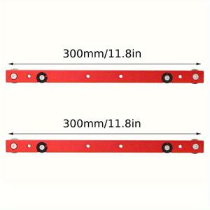 TEMU 2개입 목수용 테이블 톱/30 모델 T 슬롯 트랙 미터 바 슬라이더 게이지 로드 알루미늄 합금 목공 도구