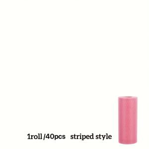 TEMU 1롤/40개, 일회용 섬유 청소용 천, 부직포 걸레, 행주 - 흡수성 뛰어난 내구성 있는 주방 타월, 설거지용, 조리대용, 다용도 가정용 천, 모던한 정사각형 디자인, 우주 테마 청소 용품, 행주, 조리대