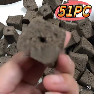 TEMU 105셀 및 128셀 종묘 트레이용 무토양 종자 발아 큐브 51개, 식물 및 꽃 복제 및 이식용, 원예 모종, 수경 재배 용품, 실내 원예 및 온실 수경 재배용 스펀지 마개에 적합, 내구성 있는 재배 배지, 수경 재배 시스템과 호환(씨앗 미포함)