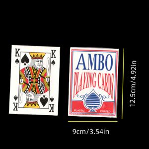 TEMU 1세트 54장 대형 플레이잉 카드 - 더블 & 트리플 사이즈 웨딩 포커 카드, 광고 및 웨딩용