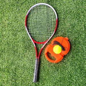 TEMU 라켓 1개, 공 1개, 받침대 1개, 1인용 훈련, 공 집어넣기 불가, 리바운드 성인 테니스 훈련 세트, 합금 고탄성 테니스 실내 안뜰 야외 테니스 훈련 세트 (리바운드 테니스 포함)